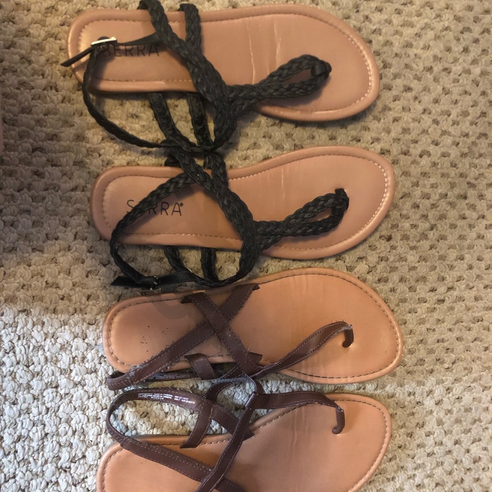 2 pairs of sandals!